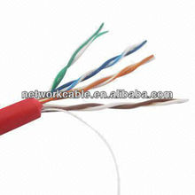 Utp 23awg 4 pares de red LAN cable autoportante CAT5E